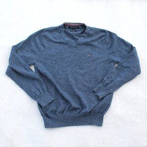 ❤️🤍💙Tommy Hilfiger v-neck pullover sweater